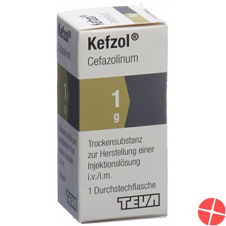 Kefzol Trockensubstanz 1g Durchstechflasche