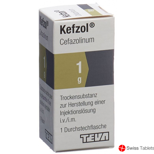 Kefzol Trockensubstanz 1g Durchstechflasche buy online