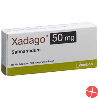 Xadago 50 mg 30 tablets