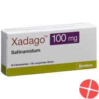Xadago 100 mg 30 tablets