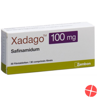 Xadago 100 mg 30 tablets