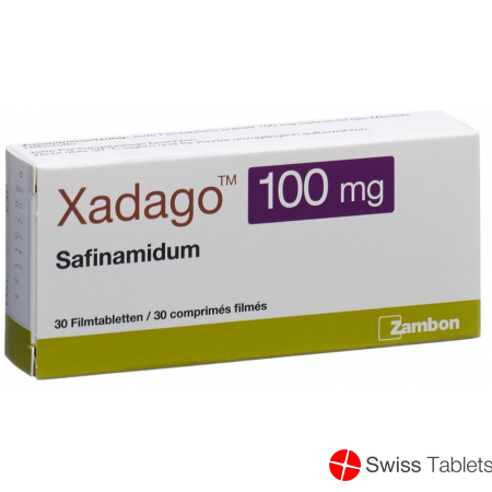 Xadago 100 mg 30 tablets