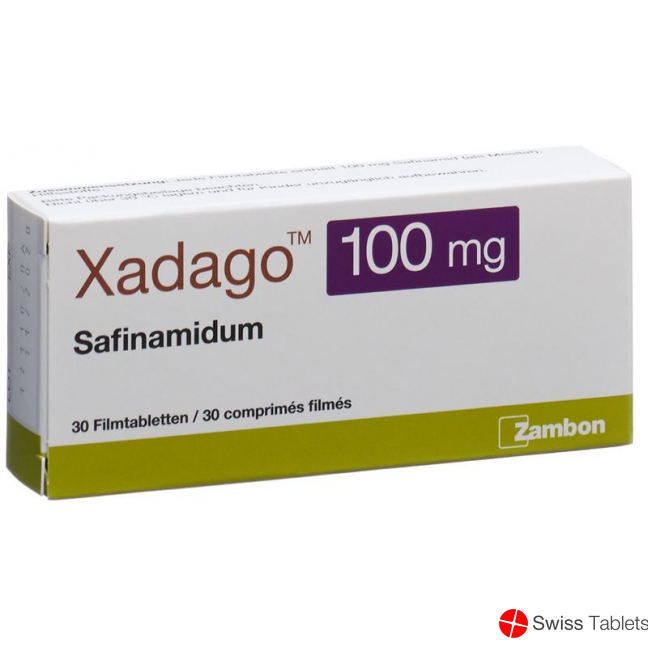 Xadago 100 mg 30 tablets