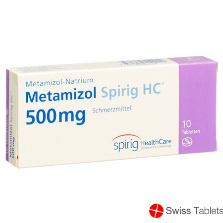 Dipyrone Spirig HC tbl 500 mg of 10 pcs