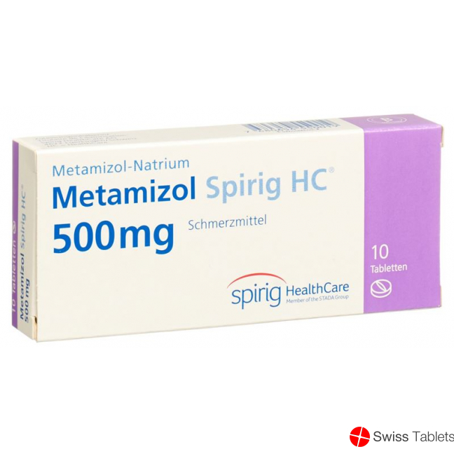 Dipyrone Spirig HC tbl 500 mg of 10 pcs