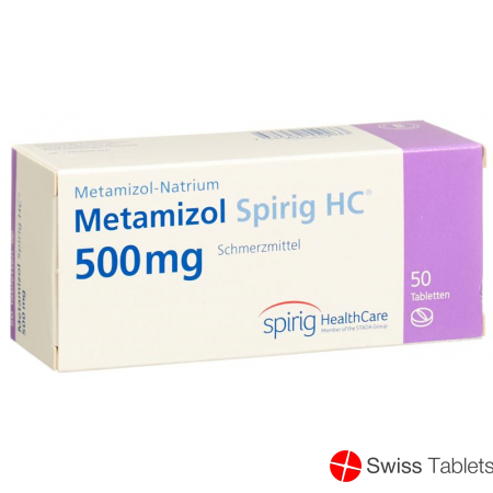 Dipyrone Spirig HC tbl 500 mg 50 pcs
