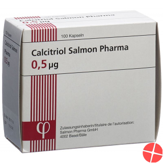 Calcitriol Salmon Pharma Kaps 0.5 mcg 100 pcs