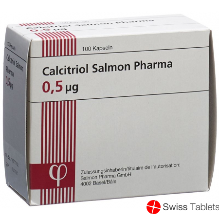 Calcitriol Salmon Pharma Kaps 0.5 mcg 100 pcs