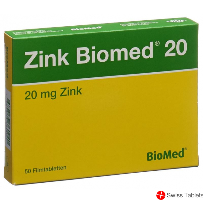 Zinc Biomed Filmtabl 20 50 pcs