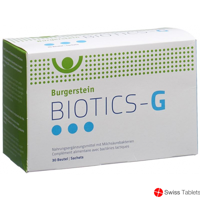 Burgerstein Biotics-G Plv Btl 30 pieces buy online