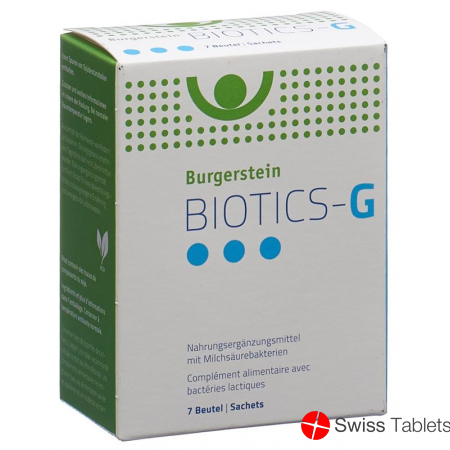 Burgerstein Biotics-G Plv Btl 7 pieces buy online