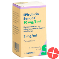 Epirubicin Sandoz 10 mg / 5ml Durchstf 5 ml