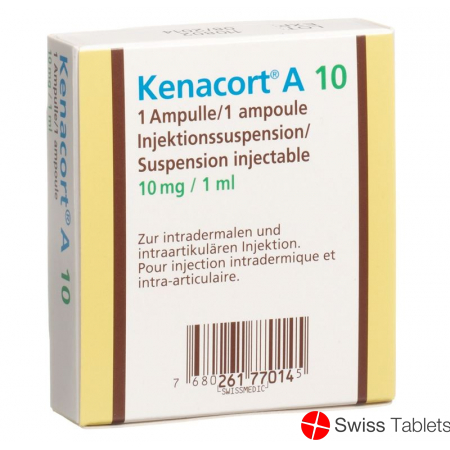 Kenacort A 10 Injektionssuspension 10mg/ml Ampullen 1ml buy online
