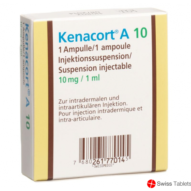 Kenacort A 10 Injektionssuspension 10mg/ml Ampullen 1ml buy online
