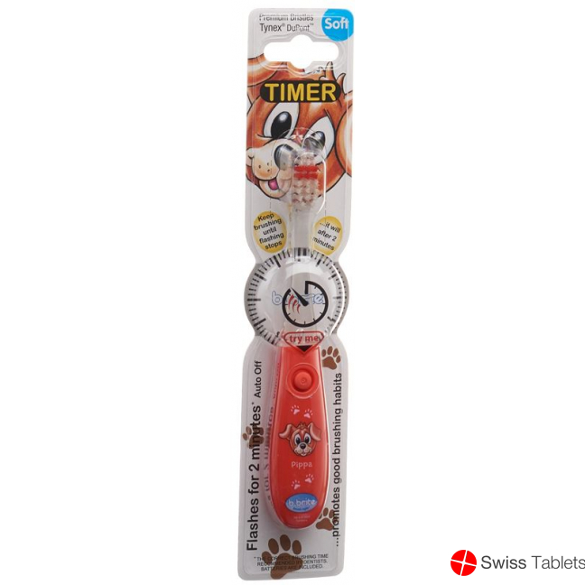 b-brite flashing kids toothbrush Club Cutie