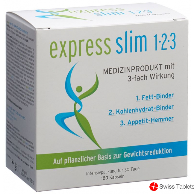 express slim 1-2-3 Kaps with 3-fold effect 180 pcs