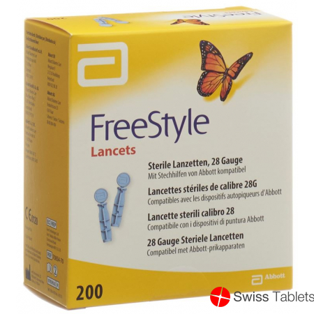 Abbott FreeStyle lancets 200 pcs
