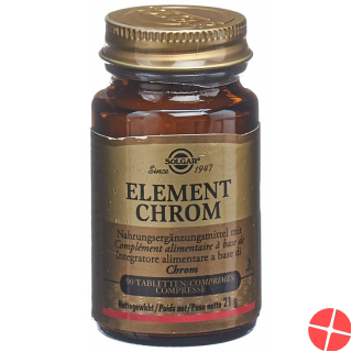 Solgar Element Chrom Tabletten Flasche 90 Stück