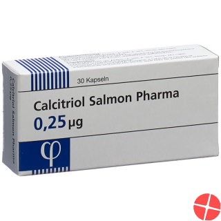 Calcitriol Salmon Pharma Kaps 0:25 mcg 30 pcs