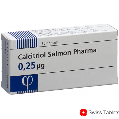 Calcitriol Salmon Pharma Kaps 0:25 mcg 30 pcs