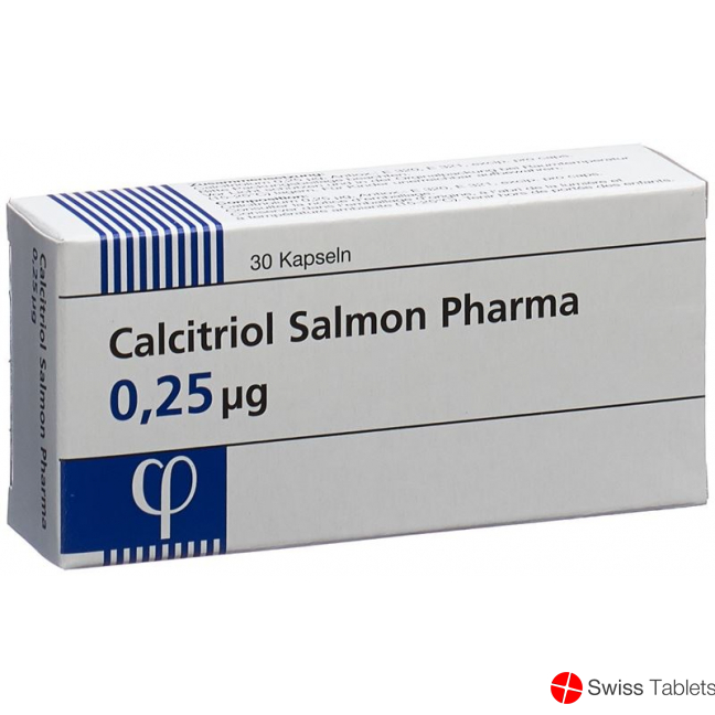 Calcitriol Salmon Pharma Kaps 0:25 mcg 30 pcs