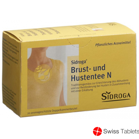 Sidroga breast and Hustentee N 20 Btl 2 g
