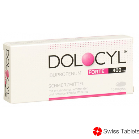 Dolocyl forte drag 400 mg of 10 pcs