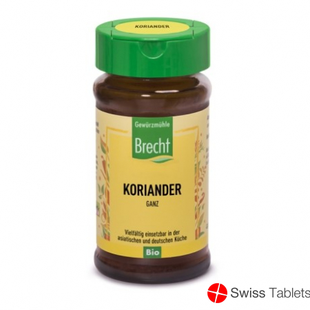 Brecht Koriander Ganz Bio Glas 25g buy online