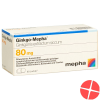 Ginkgo Mepha Lactab 80 mg 60 pcs