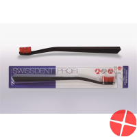 Swissdent Colors toothbrush black / red soft-medium Swissdent Colors toothbrush black / red soft-medium