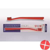 Swissdent Colors toothbrush red soft-medium Swissdent Colors toothbrush red soft-medium