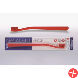 Swissdent Colors toothbrush red soft-medium