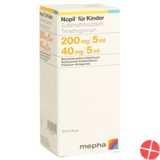 Nopil syrup child 200 / 40mg Fl 100 ml