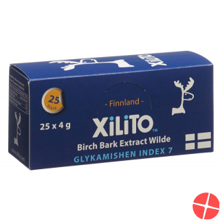 Xylitol Xilito Birkenzucker Finland 25 Battalion 4 g
