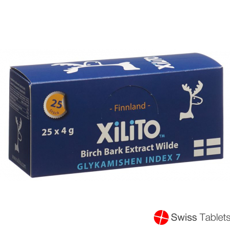Xylitol Xilito Birkenzucker Finland 25 Battalion 4 g