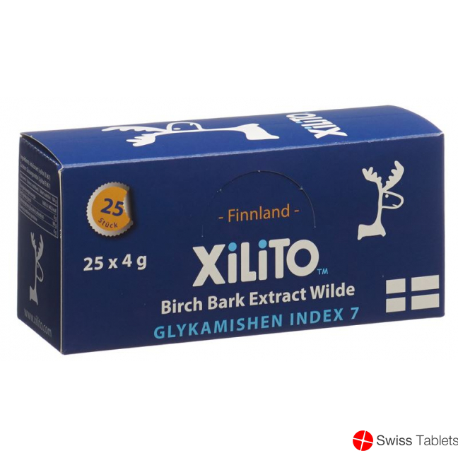Xylitol Xilito Birkenzucker Finland 25 Battalion 4 g