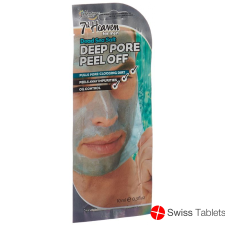 7th Heaven peel-off face mask for men 10 ml