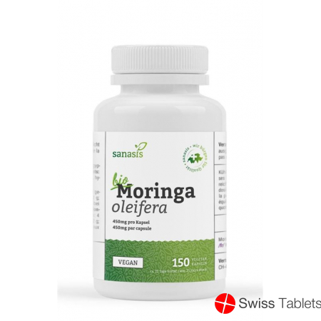 Sanasis Moringa Kaps Bio Ds 150 pcs