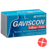 Gaviscon Kautabl strawberry 48 pcs