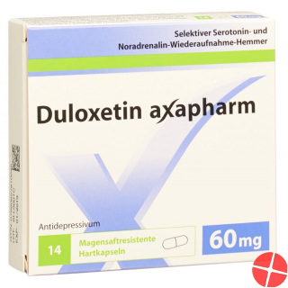 Duloxetine Axapharm Kaps 60 mg 14 pcs