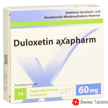 Duloxetine Axapharm Kaps 60 mg 14 pcs