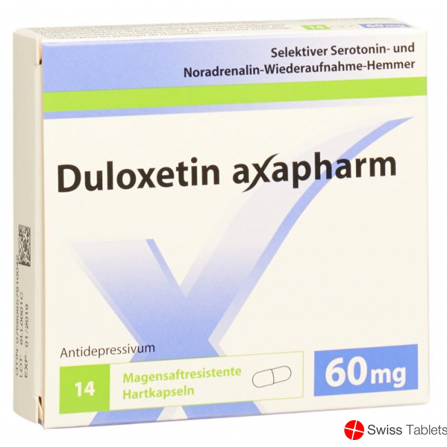 Duloxetine Axapharm Kaps 60 mg 14 pcs