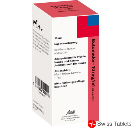 Buy online Butomidor Injektionslösung 10mg/ml Ad Us Vet. 10ml at SWISS ...