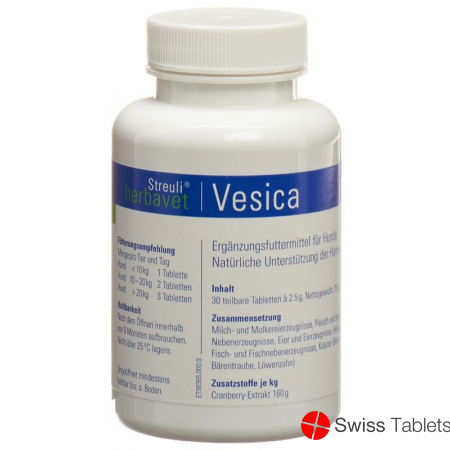 Streuli Herbavet Vesica Tabletten 30 Stück buy online