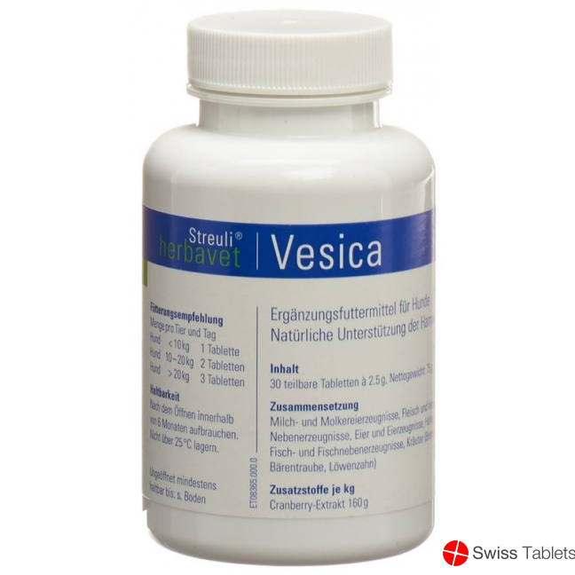 Streuli Herbavet Vesica Tabletten 30 Stück buy online