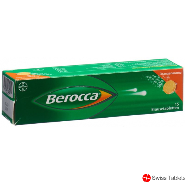 Berocca Brausetabl orange flavor 15 pcs
