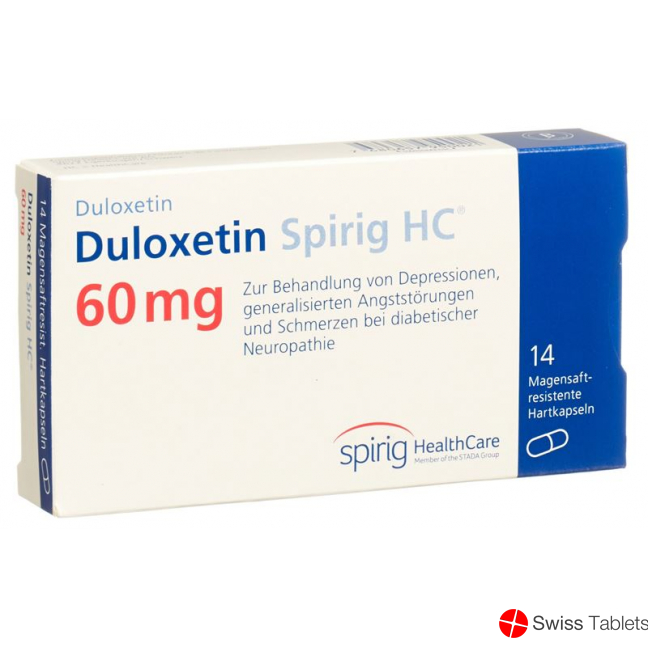 Duloxetine Spirig HC Kaps 60 mg 14 pcs
