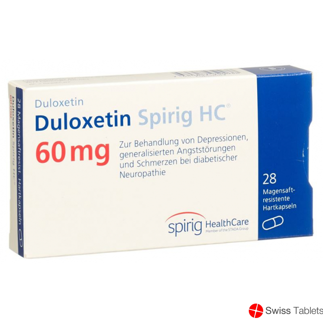 Duloxetine Spirig HC Kaps 60 mg 28 pcs