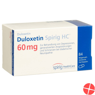Duloxetine Spirig HC Kaps 60 mg 84 pcs