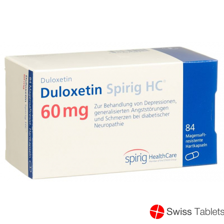 Duloxetine Spirig HC Kaps 60 mg 84 pcs